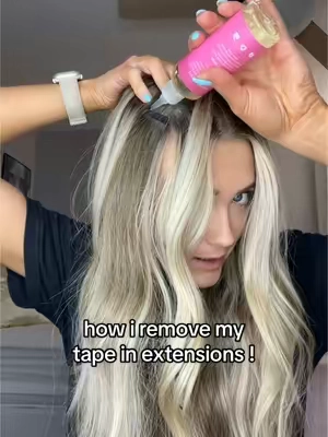 @googoohair_official is the BEST 😍 #fyp #foryou #foryoupage #trending #viral #ad #tapeinextensions #googoohair #hairextensions #removetapeinextensions 