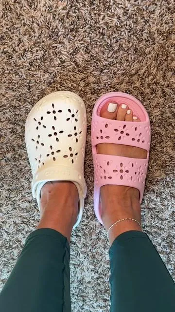 Have you seen the new styles of slides and clogs!  The clogs are 25% of until 3/31/25!! #crocs #crocs4life #crocsclogs #classiccrocs #whitecrocs #clogs #clogshoes #crocsforwomen #womensandals #crocsslides 