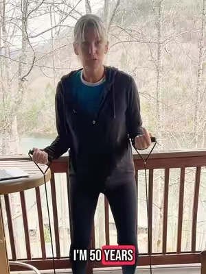 I absolutely love this balancing machine! This is what every person should be doing daily to prevent a lot of avoidable accidents and just stay overall healthy #balancedtraining #womenover50 #coreworkout 