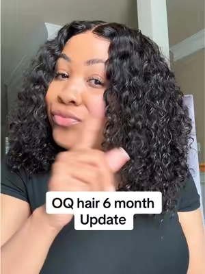 Replying to @blondie_215 They not styling it the way I am💁🏽‍♀️ I’m wearing 16”  #oqhair #oqhairreview #oqhairgluelesswigs #gluelesswig #curlyhairtutorial #curlywig #bobwig #waterwavewig 