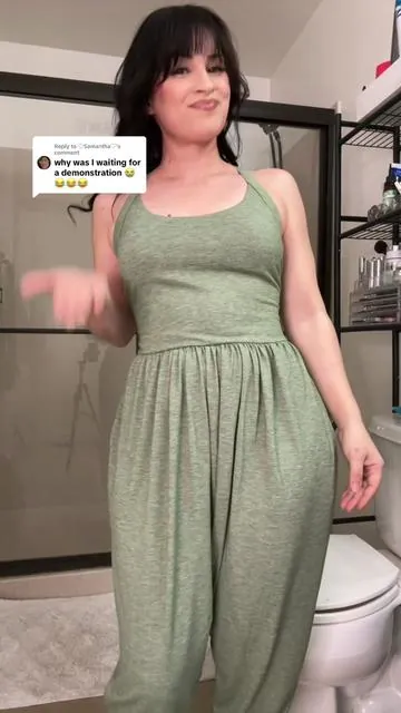 Replying to @♡Samantha♡ lol many wanted a demonstration, here you go! #halara #halaraeasypeezy #springtok #halaraeasypeezyjumpsuit #thehalaracircle 