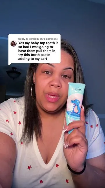 Replying to @Astrid Moni I’m telling yall this toothpaste is a game changer for toddlers and children! #kidstoothpaste #kidsdentist #toothpasteforcavities #toothpasteforkids #cavities 