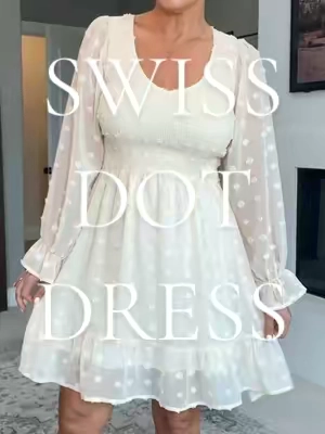 So so flattering! If you’re wanting something to accentuate your figure while also being comfortable this is the dress. #dresses #shortdress #weddingguestdress #graduationdress #easterdress #chiffondress #churchdress 