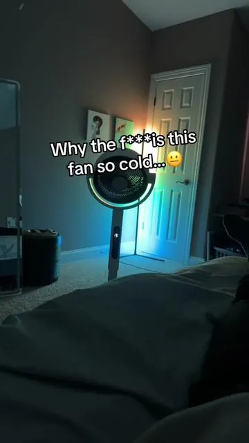 This fan is freezing🥶🥶🥶 #bestsleep #goodsleep #bestsleepever #fan #towerfan #sleeping #whitenoise #springtok 
