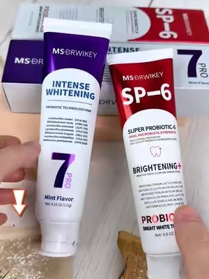 MSDRWIKEY SP-6 & 7-Pro Toothpaste SetProbiotic Fresh Breath Toothpaste Set.#tiktok #tiktokshop #tips #tiktokshopfinds #sp6