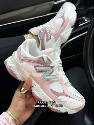A MUST HAVE sneaker for this summer 💕✨🙌🏽 #pink9060 #newbalance9060 #pinknewbalance #newbalance #9060newbalance #pinksneakers #pinkaesthetic #springsneakers #summersneakers #tiktokshopcreatorpicks #tiktokshopspringglowup #tiktokshoprestock #ttsfashionfam #sneakergirl #sneakercollection 
