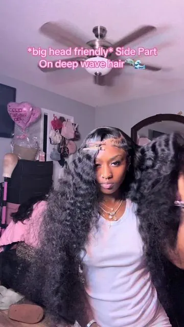 best company i done came cross oml😩😩 @Tahikie Hair Shop 🛍️ #fyp #trending #foryoupage #wiginstall #deepwave #beginnertips 