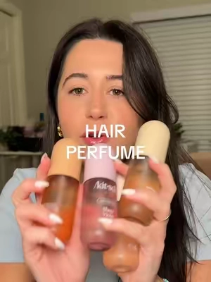 My husband is obsessed with Amber Shores 😻✨🍥 Hair Perfume is EVERYTHING #hairperfume #kitsch #kitschhairperfume #perfumetok #fragrancetiktok @Kitsch 