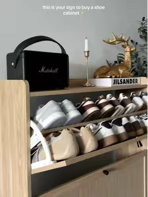 #shoecabinet #shoestorage #furniture #homeorganizationhacks #tiktokshopfinds #TikTokShopCreatorPicks #tiktokmademebuyit 