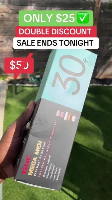 GNC Mega Men Vitapak! Hurry the sale ends tonight! #creatorsearchinsights @GNC Live Well 