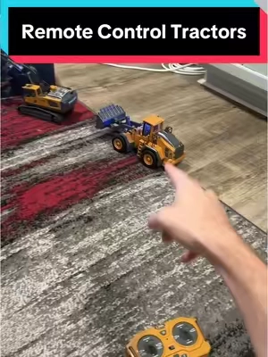 I wish I had these when I was a kid! #remotecontroltractor #remotecontrolexcavator #remotecontroldumptruck #remotecontrolcar #toysforkids #tiktokmademebuyit 