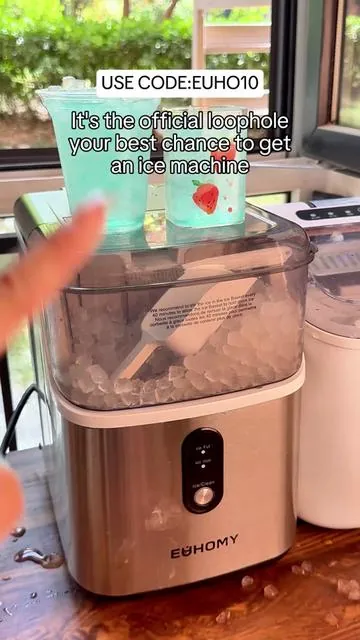 Enjoy your iced cold drinks with nugget ice! Soft but still nice & crunchy! #nuggetice #nuggeticemaker #icemaker #icemachine #crunchyice #lovelanguage #tiktokshopcreatorpicks #tiktokshoploveatfirstfind #seasonalgems#springsale 