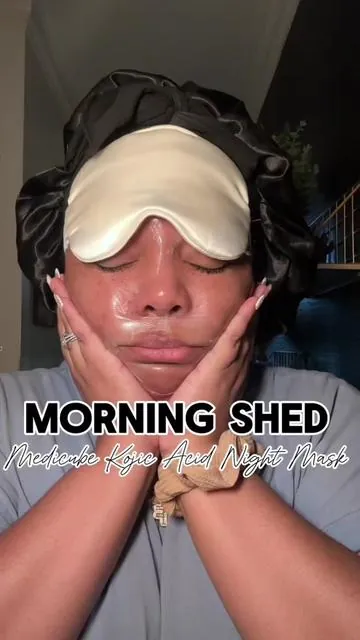 This was too good! Definitely the best one yet. @medicube @medicube global @medicube_us #medicubepartner #medicube #koreanskincare #faethefierce #nighttimeskincareroutine #kojicacid #morningshed  