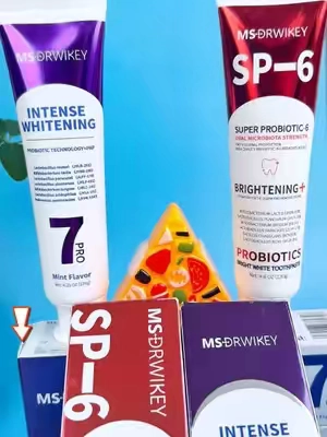 SP-6 Super Probiotic Toothpaste contains 6 probiotic strains to brighten and clean teeth. 🦷 #sp6 #toothpaste #teethcare #fyp #parati #Toothdecay #Dentalcaries #Fixedteeth #Dentalcare #teeth #tooth #Gingivitis #Oralbacteria #DentalHealth #healthy #cavities #msdrwikeyspotoothpaste #TikTokShop #tiktokmademebuyit #foryourpage