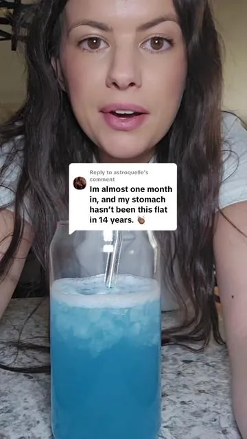 Replying to @astroquelle Debloat, curb cravings & achieve that morning flatness all day long with a drink that tastes like a blue slushie?! & it's only $15 for FIFTY yes 50 servings!! Umm I'll take 1 of every flavor! #guthealth #guthealthmatters  #healingyourgut #supplements  #lglutamine #glutamine #guthealth  #bloating #drink #bloatingtips  #bloatingrelief #stomach 