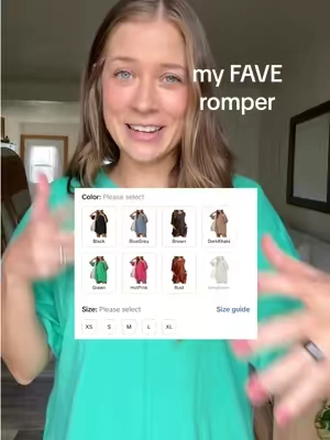 No wedgie or drowning in this one 🤌 and sooo many cute colors to choose from!! #comfyandcute #casualoutfit #romper #rompers #springoutfit #summeroutfit #dupes #tiktokshoprestock #aprilmademebuyit #ttsdelightnow #momoutfit 