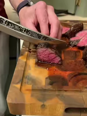 Very impressed with the quality of purple dragon knives! #steaktiktok #butcherknife #bbq #dadthings #japaneseknives #fathersdaygiftideas #tiktokshoprestock 