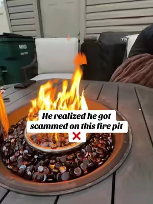 The firepit on TikTok is better quality too 😂🔥 #firepit #firepits 
