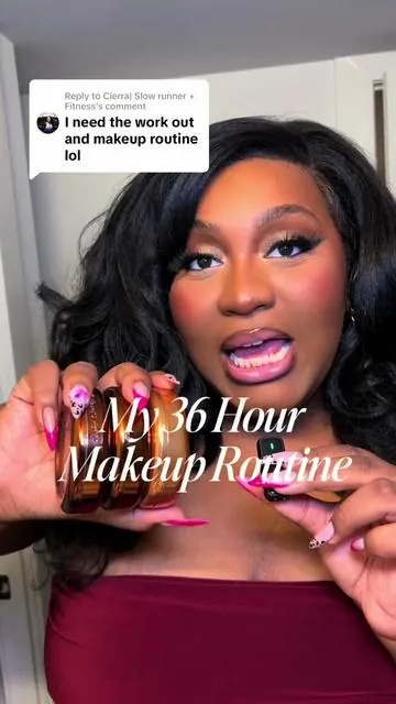 Replying to @Cierra| Slow runner + Fitness  How I Blurring Balm Powder nowadays that just so happens to last 36 hours 🫣 dont ask yall 🤣🤣 @DanessaMyricksBeauty holds it DOWN!  @L’Oréal Paris concealer + setting spray  @Fenty Beauty setting spray @Huda Beauty powder @Juvia’s Place blush duo @Anastasia Beverly Hills bronzer @ONE SIZE BEAUTY powders + setting spray #longwearmakeup #danessamyricks #blurringbalmpowder #blurringpowder #makeupforbeginners #makeupforblackwomen #queenbriyonce 