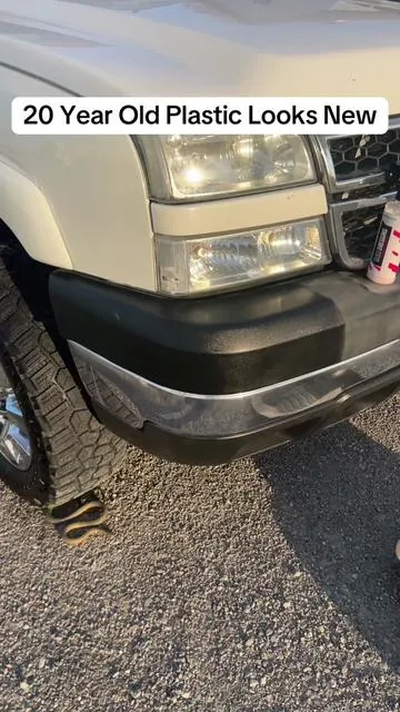 This legendary plastic and vinyl restoration saved me a lot of money, my plastic looks brand new again! #legendarycarcare #carcare #plasticrestoration #tireshine #floormats #weathertech #detailingproducts 