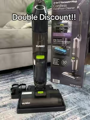 Insane double discount sale right now on the Eureka cordless wet dry vacuum‼️🙌🏻 ##vacuum##vacuumcleaner##vac##wetdryvacuumcleaner##mop##CleanTok##clean##cleaning#T#TikTokShopCreatorPickst#tiktokshopt#ttsg#giftguideg#giftideasg#giftsforherg#giftsforhimm#musthavest#tiktokshopRestockT#TTSDelightNows#spotlightfindsg#giftideat#tiktokshopmothersday#springtok