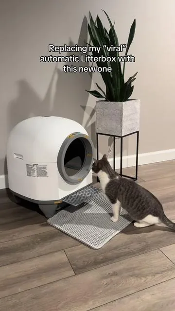 I really love the features on this #automaticlitterbox!  #selfcleaninglitterbox #litterbox 