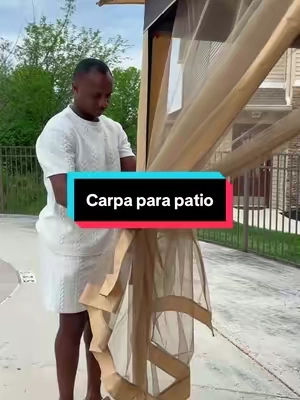 Carpa de verano  #carpa #carpadeverano #carpaterraza #terraza #balcón #carpaparapatio 