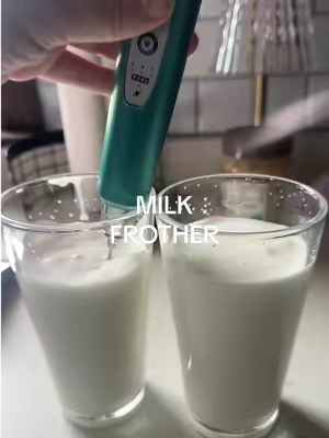 The difference is insane! This is going to give me the best cold foam!!  #frother #milkfrother #frothertiktok #coldfoam #frothing #icedcoffee #froth 