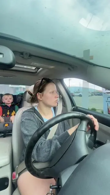 let’s get a quick snack for the drive home🥤🍟 #mcdonalds #momlife #sahm #toddlermom #drivethru #lipserum #fyp #minivlog #lifestyle #foodtok #mcdonaldsdrivethru 