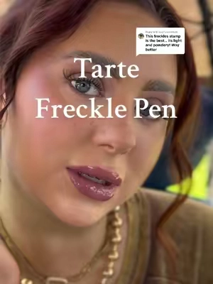 Replying to @Breezy freckles for summer are so pretty! I knew I was missing something in my summer makeup routine and I finally figured it out! So pretty and easy to use! #freckles #frecklepen #frecklestamp #frecklestutorial #frecklesmakeup #tarte #tartefrecklepen #summermakeup #summermakeuplook #makeuphacks #makeuptutorial #ttsbeautybesties @tarte cosmetics 