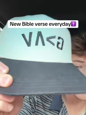 So freakin cool #bibleverse #dailybibleverse #hat #scannable #yappyhat #ttshopdeals #spotlightfinds #ttsfinds 