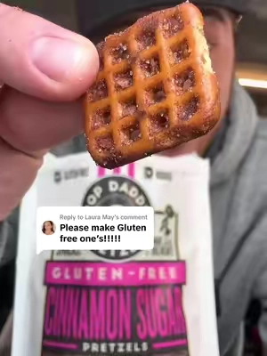 Replying to @Laura May We finally got gluten free pretzels from Pop Daddy and they’re actually SO good 😋 #popdaddy #popdaddysnacks #popdaddypretzels #pretzels #snacks #glutenfree #popdaddyglutenfree #cinnamonsugar #tomatobasil #Foodie #tiktokshopmemorialday #tiktokshopsummerturnup 
