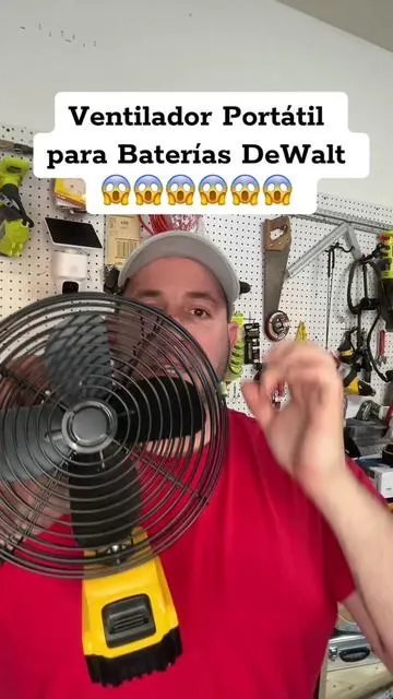 Ventilador para el área de trabajo que funciona con baterías DeWalt!!!#coolingfan #campingfan #outdoorfan #jobsitefan #smallfan #outdoorfun #tiktokshopcreatorpicks #ttslevelup #FathersDay #fathersdaygift 