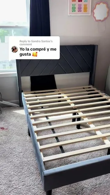 Replying to @Sandra Santos bed frame #bedframe #bed #bedroom #cama #tiktokshopmemorialday 