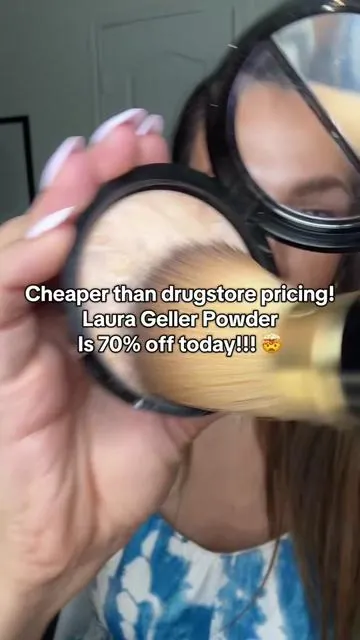 Cheaper than drug store prices! I was shocked when I woke up this morning and saw that Laura Geller is running a massive sale! This baked balance and brighten powder foundation even works well for mature skin. #laurageller #beautyonabudget #matureskinmakeup #powderfoundation #lauragellerbeauty @Laura Geller Beauty 