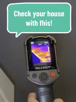 You never know what a thermal camera will find once you start pointing it around the house. #homeowners #thermal #springjoy #tiktokshopcreatorpicks #tiktokshopspringglowup #springtok #refreshyourspace #TTSLevelUp   