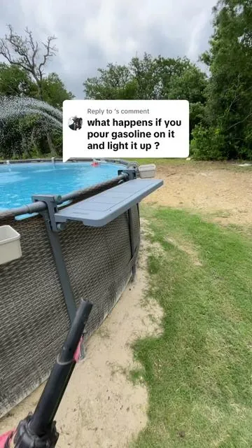 Replying to @︎︎︎︎︎︎  #poolside #poolaccessories #abovegroundpool #poolhack 