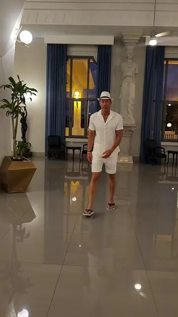 @Coofandy White Party Set #mensbeachwear #beachshorts 