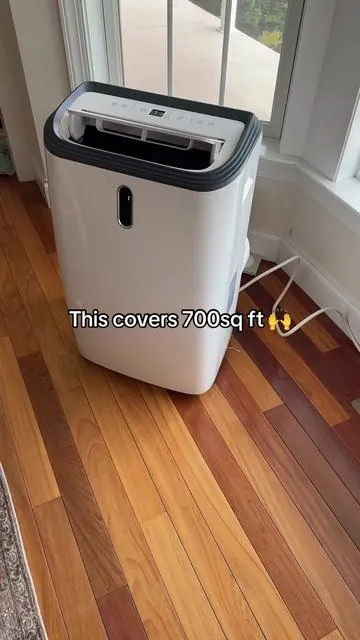 This portable air conditioner blows ice cold air and covers our entire Main floor! #portableairconditioner #dehumidifier #airconditioner #cowsarairconditioner #summerhome #staycoolathome #tiktokshopcreatorpicks #tiktokshopsummerturnup 