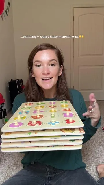 These wooden peg puzzles are perfect for toddlers learning letters, numbers, animals, and shapes! Each board is designed to build early learning skills like shape recognition, fine motor coordination, and vocabulary—while keeping playtime fun and mess-free! Montessori-inspired and screen-free approved 🙌 @edutreetoy #woodenpegpuzzles #toddlerlearningtoys #montessoritoys #educationalpuzzles #alphabetpuzzle #numberpuzzle #animalpuzzle #shaperecognition #finemotorskills #preschooltoys #montessoriathome #earlylearningtoys #quiettimeactivities #tiktokmademebuyit #toddlertoys #learningthroughplay 