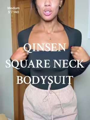 @QINSEN I CANNOT BELIEVE THE PRICE OF THIS!!!! High quality bodysuit!! #shapewear #bodysuit #blackbodysuit #datenightoutfit #affordablefashion #tiktokshopsummerturnup #funinthesun 