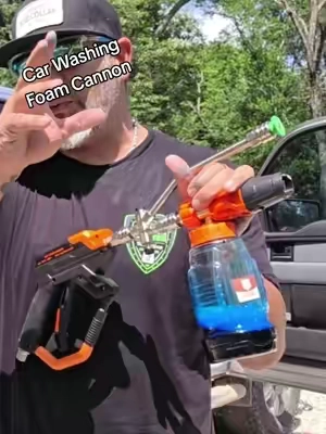 Double Wand Foam Cannon Pressure Washer @Tool Daily Power Washer #carwash #carwashing #pressurewasher #cardetailing #fathersdaygift #tiktokshopfathersday #tiktokshopcreatorpicks 