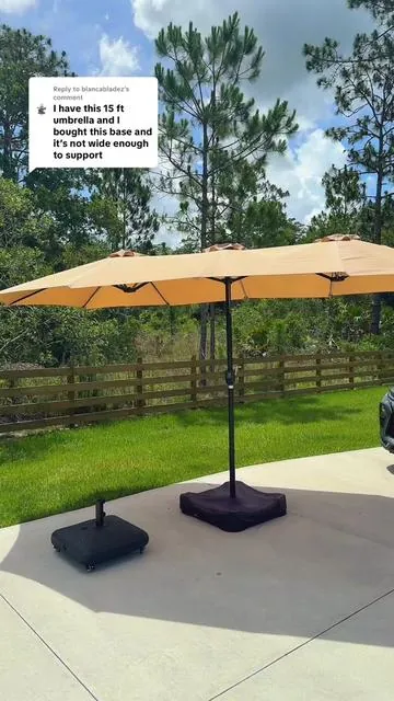 Replying to @blancabladez having the ability to roll this around is huge and you can fill up the base with water or sand on the top and drain it on the side 🤙🏻 #umbrellabase 