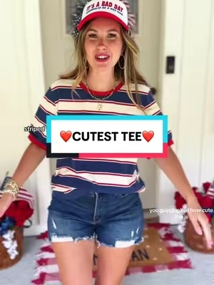 The cutest tee! 🥰 #momfashion #momstyle #momlife #OOTD #outfitideas #sahm #sahmlife #outfitinspo #outfitinspiration #comfyclothes #cute #cozy #giftguide #millennial #millenials #ttslevelup #tiktokshopjumpstartsale #ttshopdelightnow #tiktokshopcreatorpicks #tiktokshopcreatorfinds #fashionlookbook #whatiwore #momlife #fyp #MomsofTikTok #SummerFashion #springfashion #giftguide #ttshopfinds #Summer #tiktokshopspringglowup #fyp #tee #basictee #basictop 