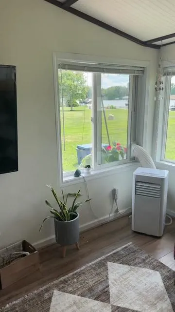 Beat the heat anywhere with this powerful portable AC! Cools up to 450 sq. ft. fast, easy installation, no sweat. Grab one before they sell out! #SummerEssential #PortableAC #CoolAnywhere #airconditioner 