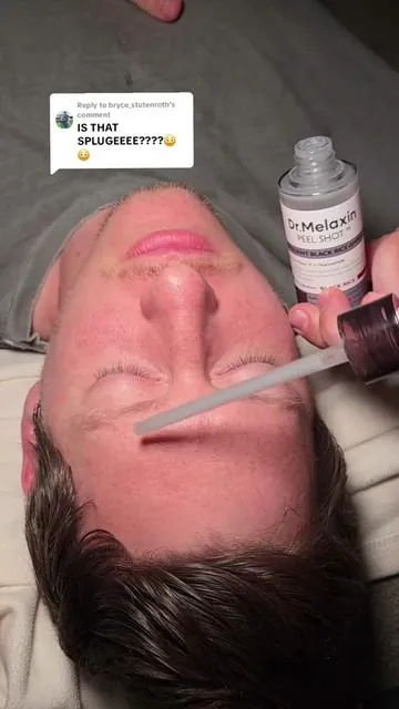 Replying to @bryce_stutenroth  Dr melaxin peel shot #drmelaxin #peelshot #tiktokshop #exfoliating 