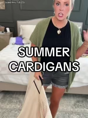 DISCOUNT CODE SHEWIN2 for extra $2 off! Valid until 7/8/25! These are a must have for summer! Church, restaurants, anywhere that always gets a little chilly when you’ve got a dress or tank on! Love these summer sweater cardigans from @SHEWIN.official.shop @shewin_official_us @shewin.us #TikTokShopSummerTurnUp #tiktokshopmademebuyit #tiktokshopcreatorpicks #dealsforyoudays #TTSCreatorBash #summertok #fashion #fashiontok #top #oversizedsweater #shewin #shewinfashion #summersweater #sweatercardigan #summercardigan #cardigan #shortsleevecardigan #layers #ttslevelup #tiktokshopfinds 