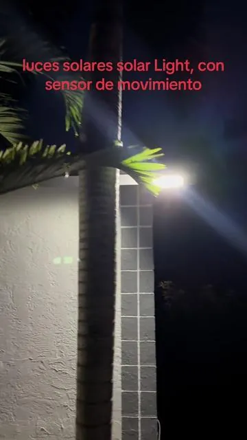 #solarlights #lucessolares #luces de patio#lucesconsensordemovimiento #👌🙏👍