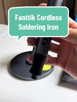 Heats up in just 7 seconds 🔥 This compact soldering iron is packed with pro-grade features—DC/AC mode, 6 heat levels, and auto sleep function. #tiktokshopcreatorpicks #TTSLevelUp #TikTokScenesContest #solderingstation #tooltok #diyelectronics 