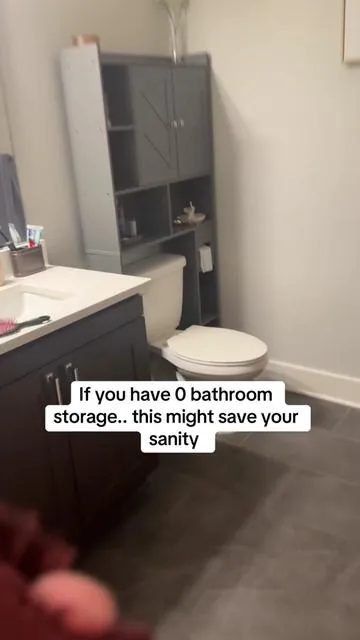 Literally a life saver for space #toiletshelf #organization #bathroom #dealsforyoudays Walsunny Over The Toilet Storage Cabinet, Farmhouse Storage Cabinet with 2 Barn Door & Toilet Paper Holder Stand, Toilet Rack for Bathroom, Laundry Furniture Organizer Toilet shelf organizer Toilet organizer shelf